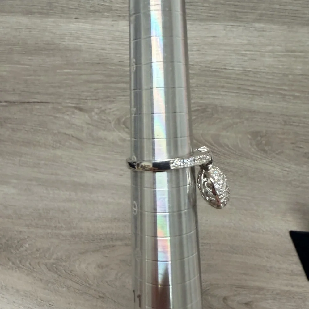 Elegant‎ Sterling Silver Heart Pendant Necklace .925